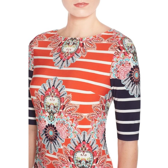 Eliza J Print Jersey Sheath Dress - Picture 4 of 11